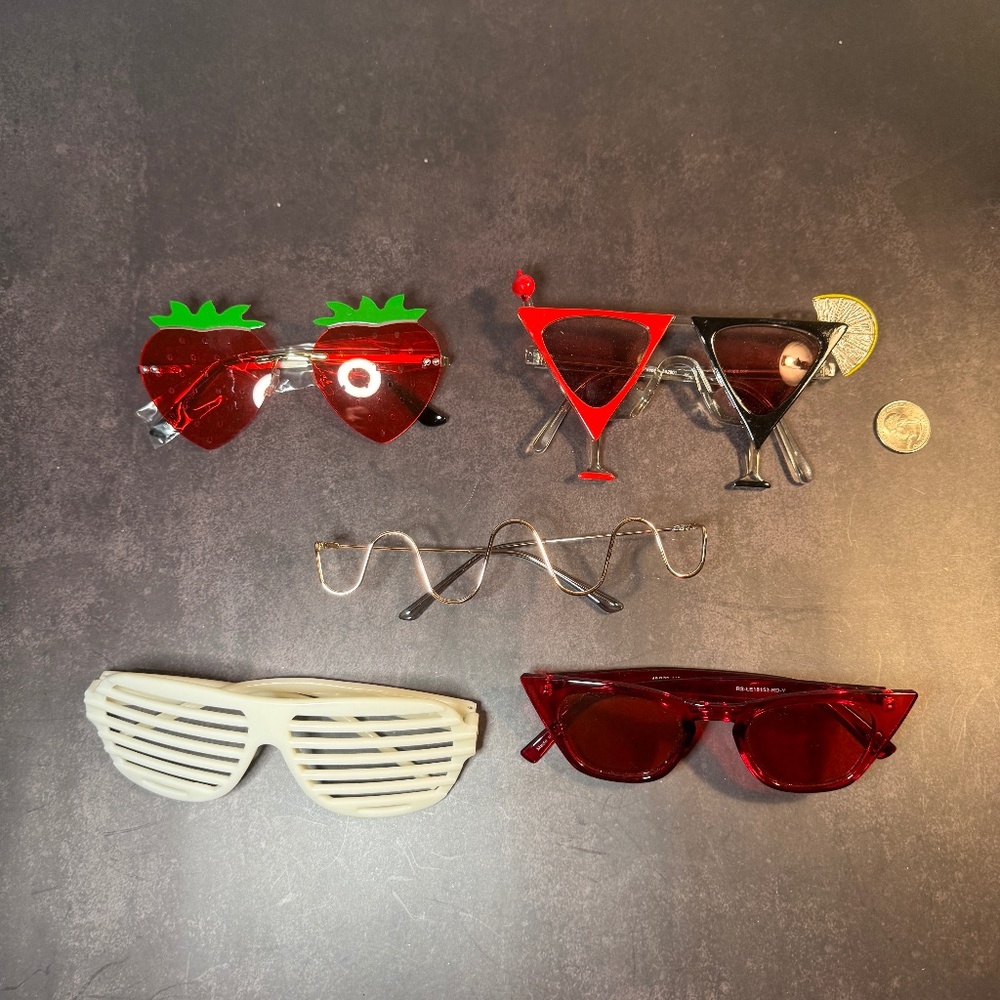 Lot of funky looking eyewear